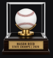 Signature Baseball Display
